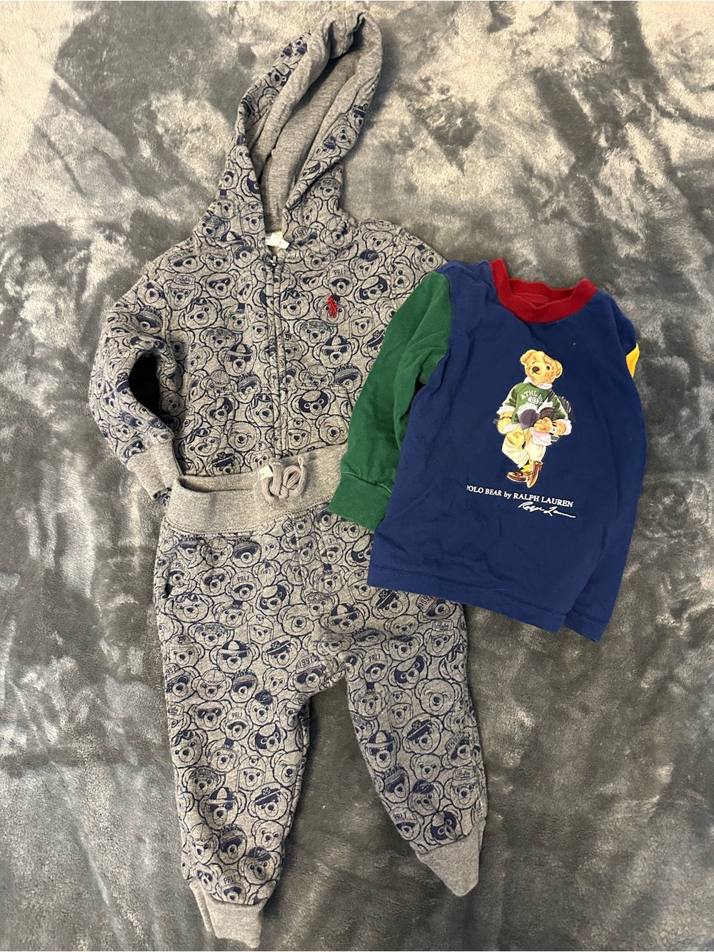 Ralph Lauren Baby sweat set and long sleeve shirt